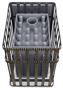 Печь  Гроза 18 (М) в сетке - купить в Краснодаре с доставкой по Краснодарскому краю!