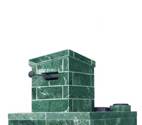 Облицовка на трубу (под шибер) Змеевик Классика Кирпич AVANGARD 24 М/П2 (115х340) (1 ярус) - купить в Краснодаре с доставкой по Краснодарскому краю!