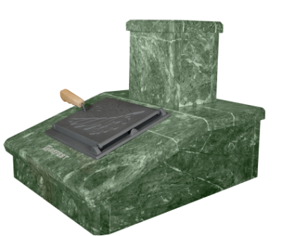 Облицовка на трубу (под шибер) Змеевик Президент GFS ЗК 18 высота 290 мм - купить в Краснодаре с доставкой по Краснодарскому краю!