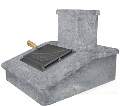 Облицовка на трубу (под шибер) Талькомагнезит Президент GFS ЗК 18 высота 290 мм - купить в Краснодаре с доставкой по Краснодарскому краю!