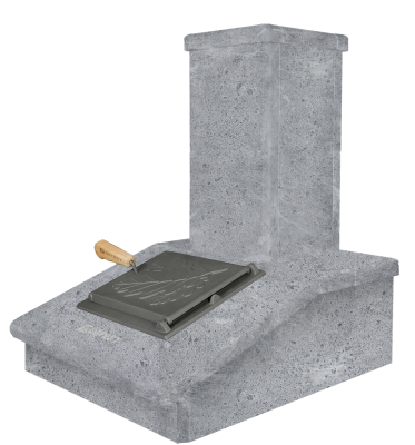 Облицовка на трубу (под шибер) Талькомагнезит Президент GFS ЗК 25/30 высота 540 мм - купить в Краснодаре с доставкой по Краснодарскому краю!