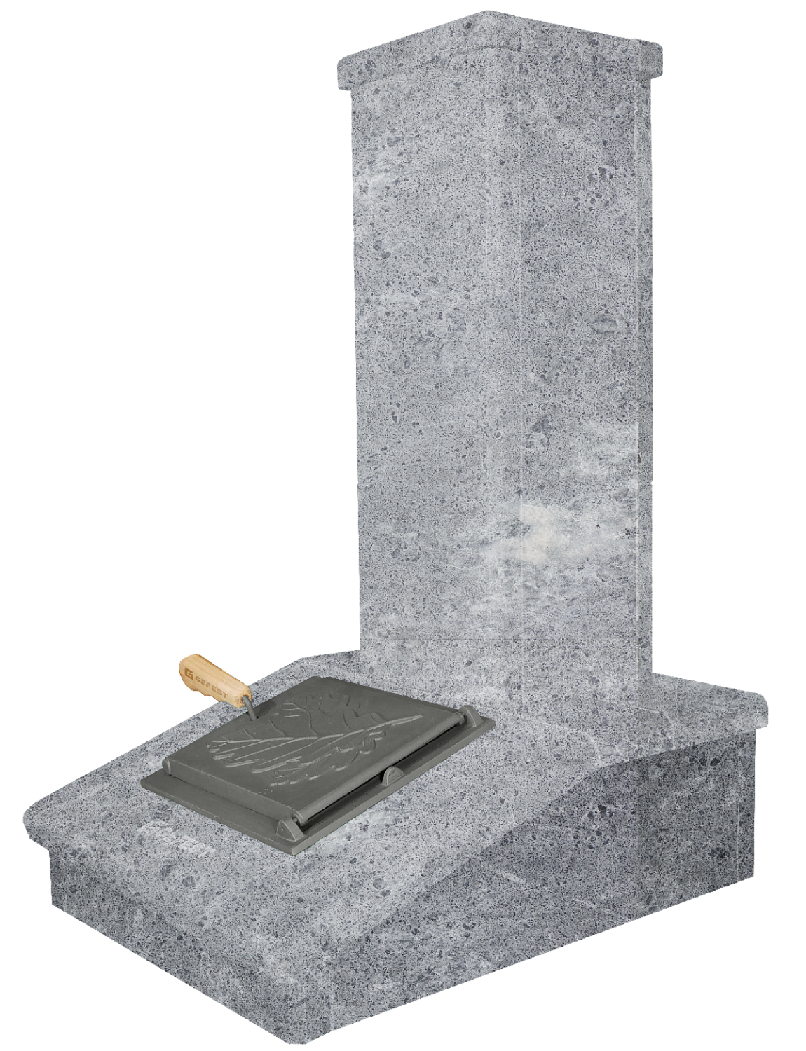 Облицовка на трубу (под шибер) Талькомагнезит Президент GFS ЗК 25/30 высота 790 мм - купить в Краснодаре с доставкой по Краснодарскому краю!