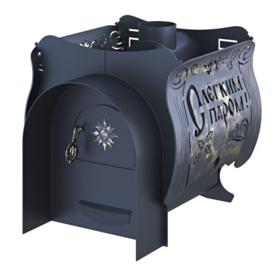 Банная печь "Елисей Декор" (8мм)  (без каменки) 12-18м3 - купить в Краснодаре с доставкой по Краснодарскому краю!