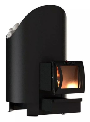 Дровяная банная печь Aurora 160 Long (дверца со стеклом)