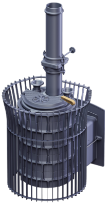 Печь Гефест AVANGARD ЗК 35 (П2) Ураган в сетке Тюльпан - купить в Краснодаре с доставкой по Краснодарскому краю!