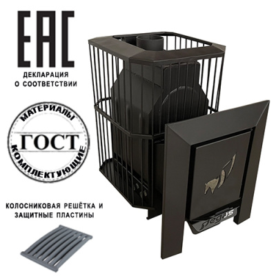 Печь для бани ПЕГАС 16 эконом сетка