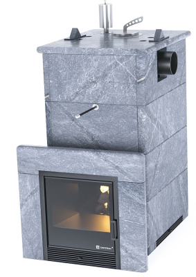 Печь "Анапа" в полноценном кожухе с боковым подключением (Талькохлорит) - купить в Краснодаре с доставкой по Краснодарскому краю!