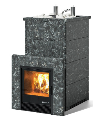Печь "Геленджик" К в камне (Пироксенит) - купить в Краснодаре с доставкой по Краснодарскому краю!