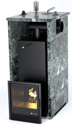 Печь "Геленджик" М2 в полноценном кожухе с боковым подключением (Змеевик) - купить в Краснодаре с доставкой по Краснодарскому краю!