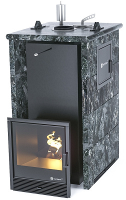Печь "Геленджик" М2 в трехстороннем кожухе (Пироксенит)