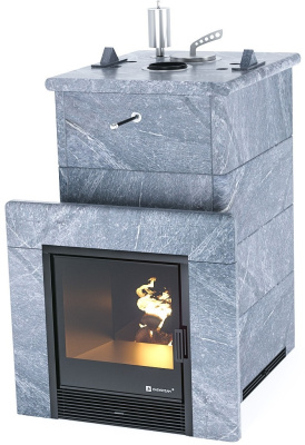 Печь "Сочи" в полноценном кожухе (Талькохлорит)