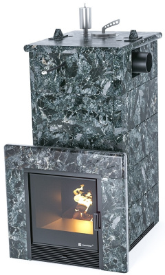 Печь "Сочи" в полноценном кожухе с боковым подключением (Пироксенит) - купить в Краснодаре с доставкой по Краснодарскому краю!