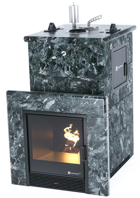 Печь "Сочи" М2 в полноценном кожухе (Пироксенит)