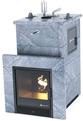 Печь "Сочи" М2 в полноценном кожухе (Талькохлорит)