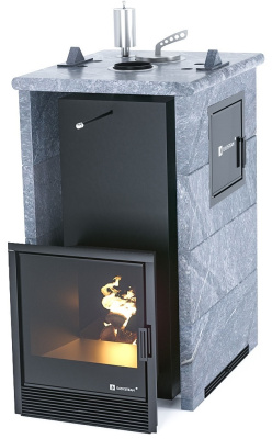 Печь "Сочи" М2 в трехстороннем кожухе (Талькохлорит)