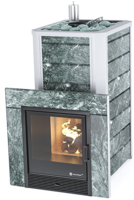 Печь Ялта 35 в камне (Змеевик) - купить в Краснодаре с доставкой по Краснодарскому краю!