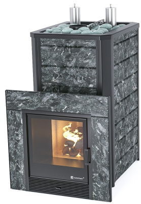 Печь Ялта 35 в камне (Пироксенит) - купить в Краснодаре с доставкой по Краснодарскому краю!