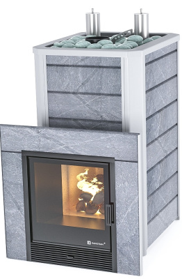 Печь Ялта 35 К в камне (Талькохлорит) - купить в Краснодаре с доставкой по Краснодарскому краю!