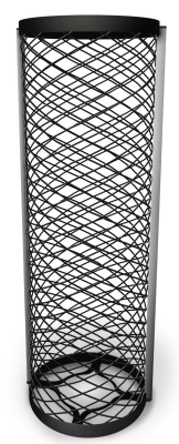 Каменка натрубная Черная жемчужина ф115/120, антрацит