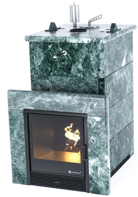 Кожух 4-х сторонний из Змеевика на печь "Сочи"