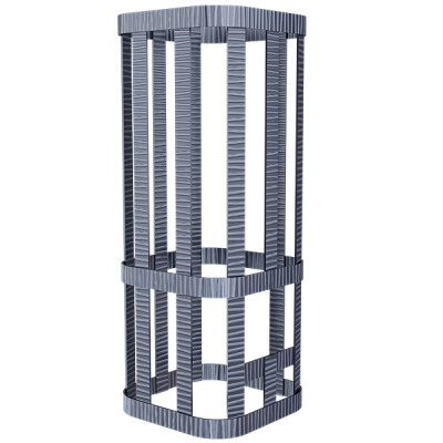 Сетка на трубу для Ураган 300х300х750 Гефест ЗК 35/40/45 под шибер - купить в Краснодаре с доставкой по Краснодарскому краю!
