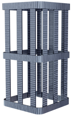 Сетка на трубу для Ураган 300х300х750 Гефест ЗК 40/45 - купить в Краснодаре с доставкой по Краснодарскому краю!