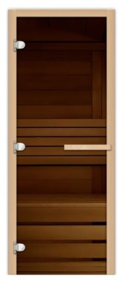 Дверь FireWay стеклянная Бронза 1900x700 8мм 3 петли ЛЕВАЯ - купить в Краснодаре с доставкой по Краснодарскому краю!