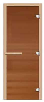 Дверь FireWay стеклянная Бронза матовая 1800x700 8мм 3 петли - купить в Краснодаре с доставкой по Краснодарскому краю!