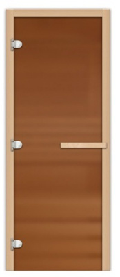 Дверь FireWay стеклянная Бронза матовая 2000x700 8мм 3 петли ЛЕВАЯ - купить в Краснодаре с доставкой по Краснодарскому краю!