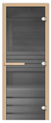 Дверь FireWay стеклянная Графит 1900х700 8мм 3 петли ХВОЯ - купить в Краснодаре с доставкой по Краснодарскому краю!