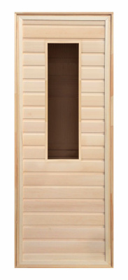 Дверь липа прямоугольное стекло (коробка хвоя) 1900х700 - купить в Краснодаре с доставкой по Краснодарскому краю!