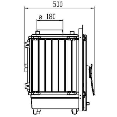 Каминная топка BARUN 1 - купить в Краснодаре с доставкой по Краснодарскому краю!