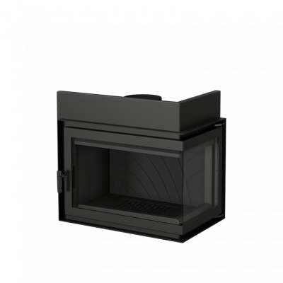 Каминная топка ECT Font/700/R 14 кВт, угловое стекло справа