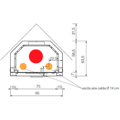 Каминная топка IC TEKNO 1N (EdilKamin) - купить в Краснодаре с доставкой по Краснодарскому краю!