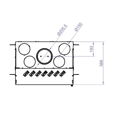 Каминная Топка UNIVERS B (Stav) - купить в Краснодаре с доставкой по Краснодарскому краю!