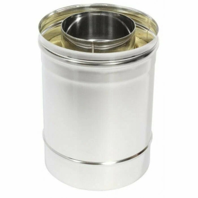 Труба Термо L500 ТТ-Р 304-0,8/304 D130/230 с хомутом (MC Black (t < 200°С))