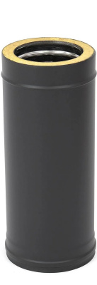 Труба Термо L500 ТТ-Р 304-0,8/304 D115/210 с хомутом (MC Black (t < 200°С))