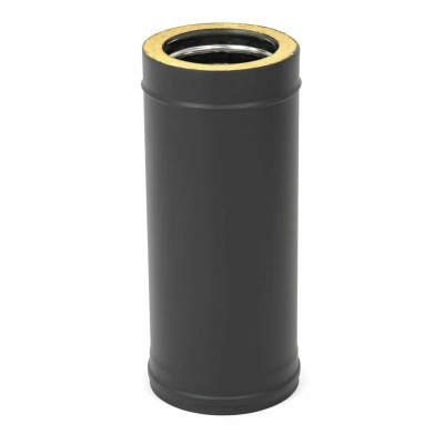 Труба Термо L500 ТТ-Р 304-0,8/304 D130/230 с хомутом (MC Black (t < 200°С))